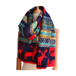 SKSL015 Online Ordering College Wind Long Scarf Manufacturing Double Elk Warm Christmas Scarf Christmas Scarf Garment Factory SKSL015 Online Ordering College Wind Long Scarf Manufacturing Double Elk Warm Christmas Scarf Christmas Scarf Garment Factory